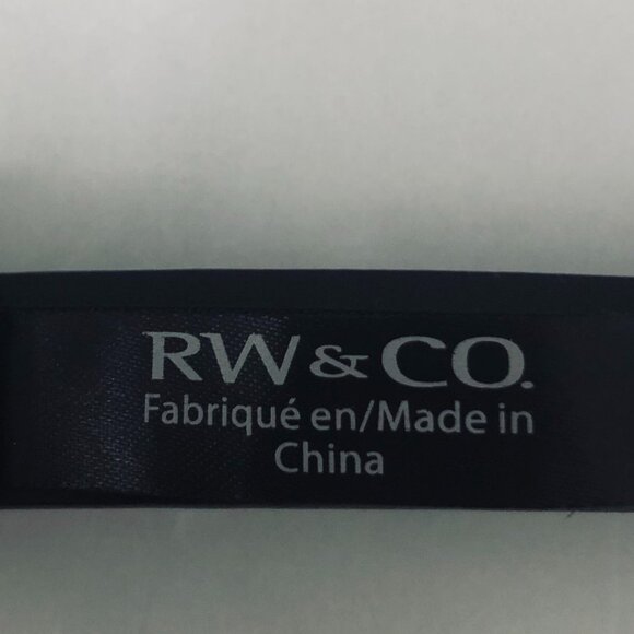 NWOT-RW&CO skinny belt black Size XXS - Picture 4 of 6